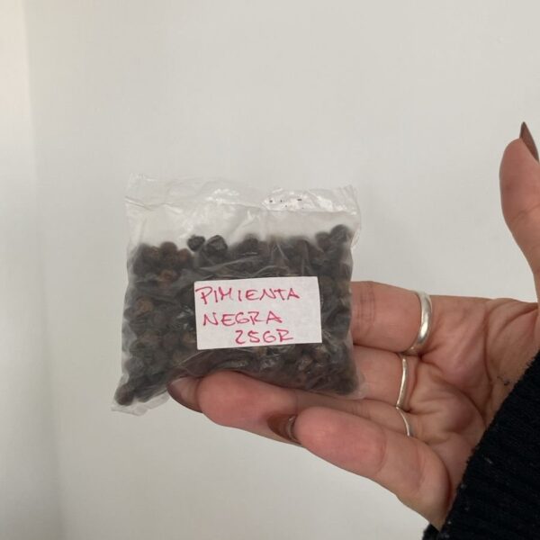 Pimienta negra en grano 25 gr